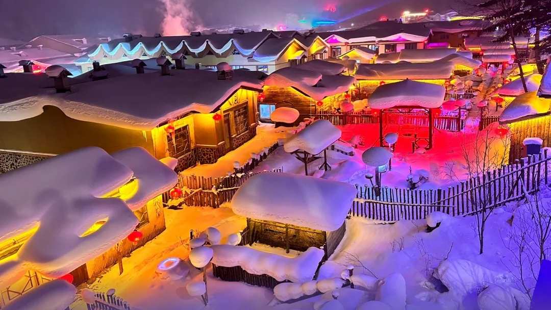 Accommodation in China Snow Town