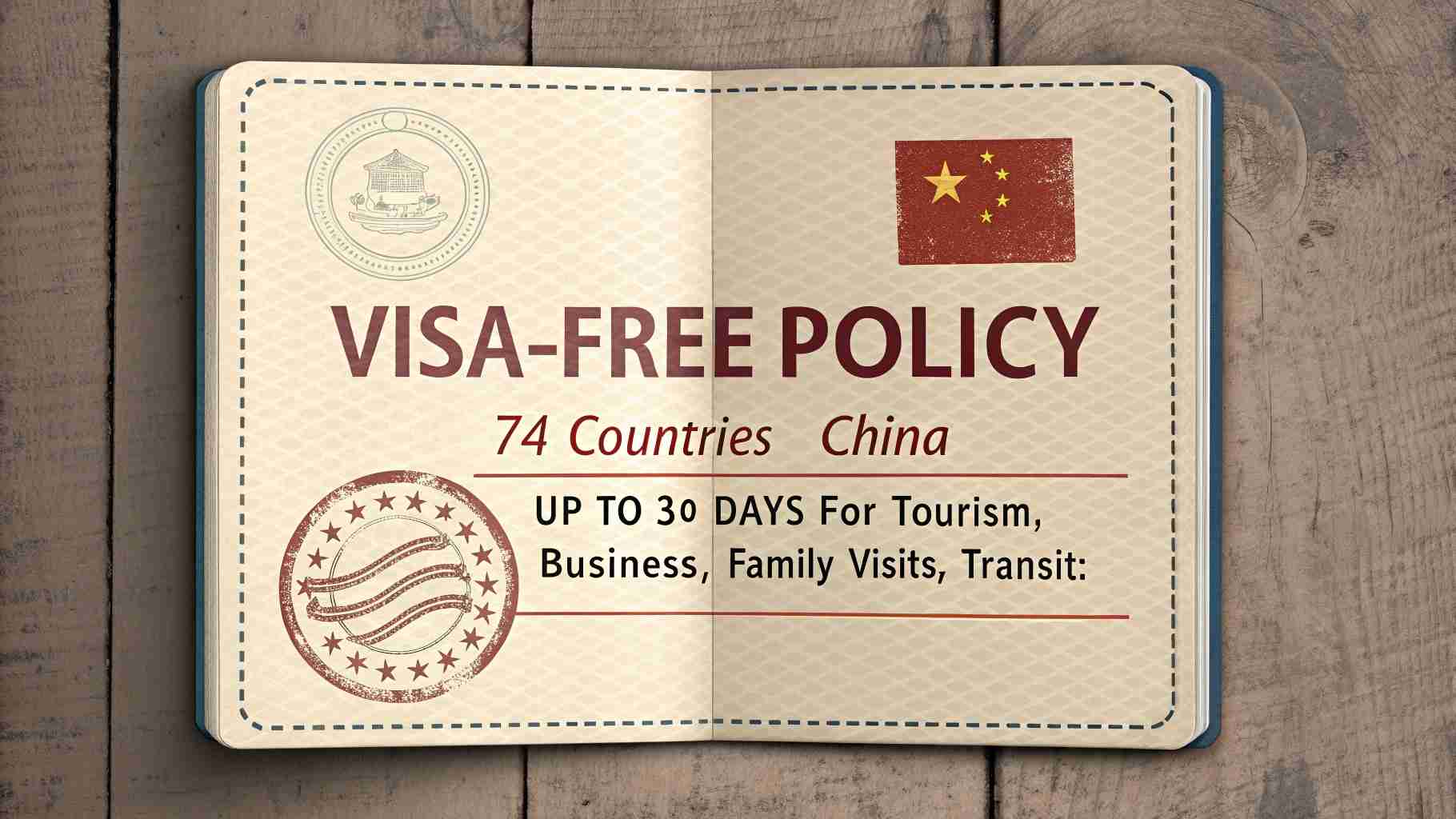 China Visa-Free Policy Applied to 74 Countries