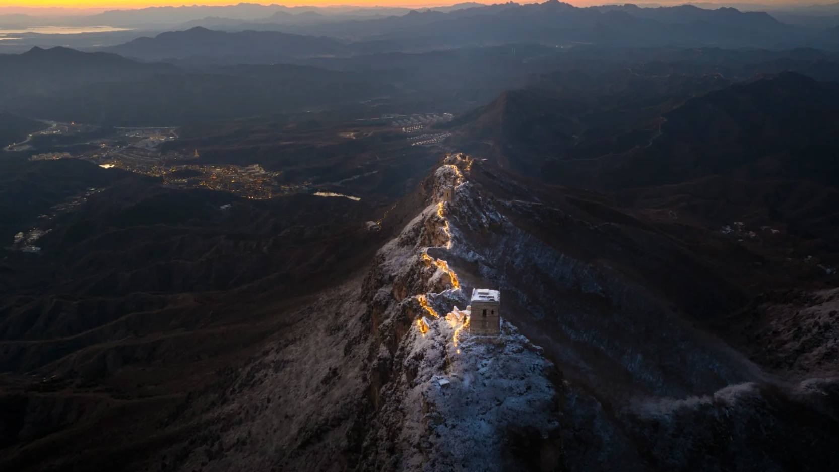 Simatai Great Wall offers a unique night viewing experience